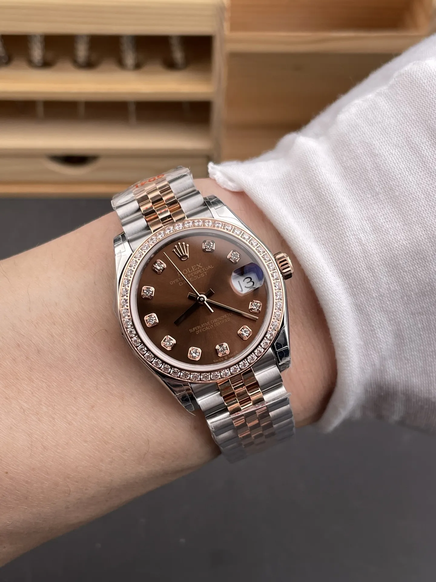 Rolex Datejust Rose Gold Ladies 31mm