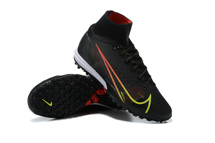 Assassin 14th generation high-top fully knitted waterproof MD air cushion grass stud football shoes