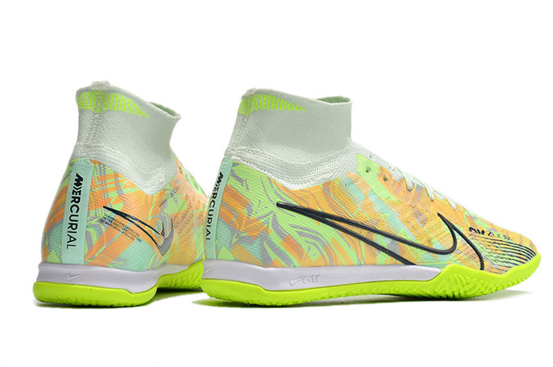 Assassin 15th generation high-top fully knitted waterproof MD air cushion grass spike football shoes