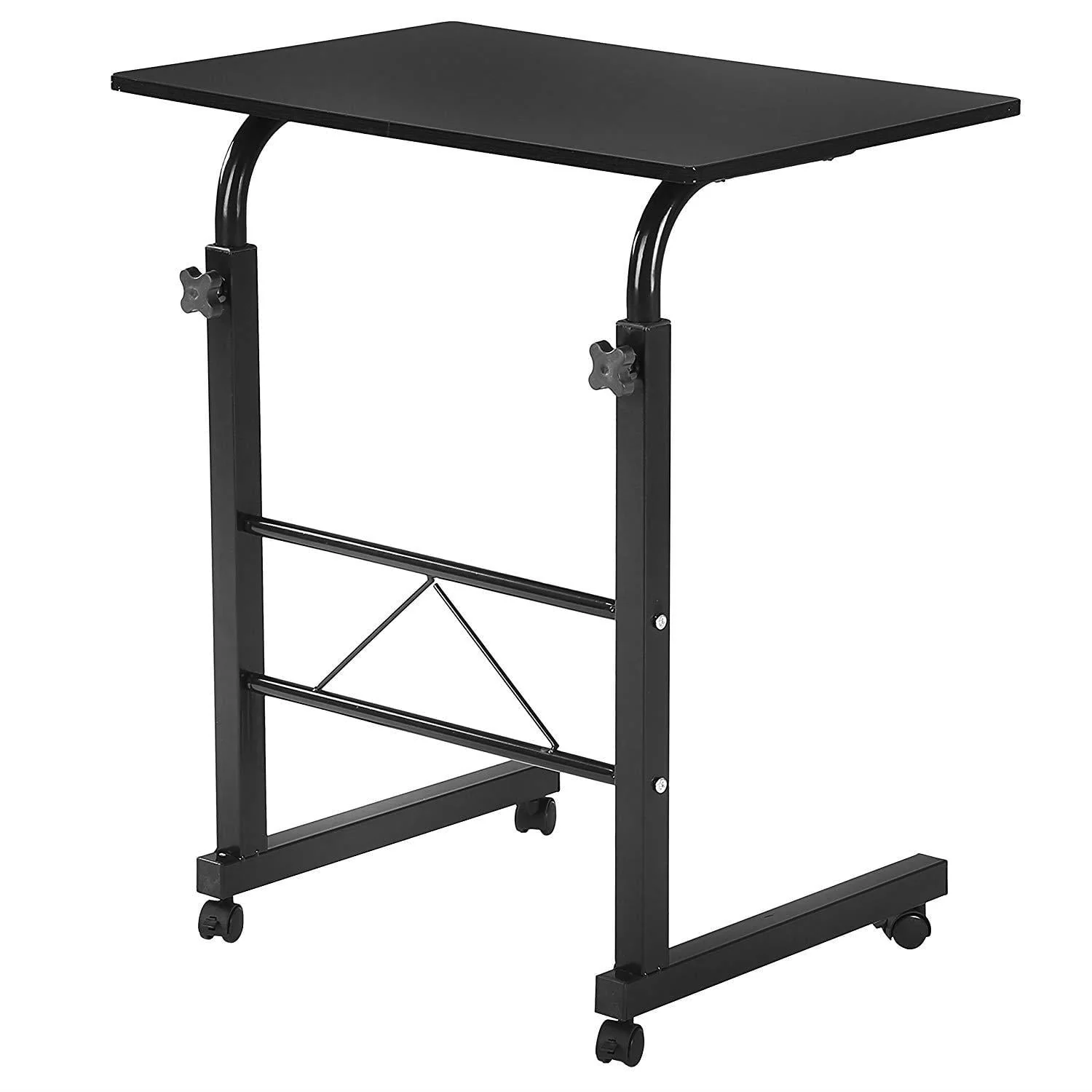 Zimtown Removable Laptop Table Stand Height Adjustable Computer Desk Sofa Bed Tray Black