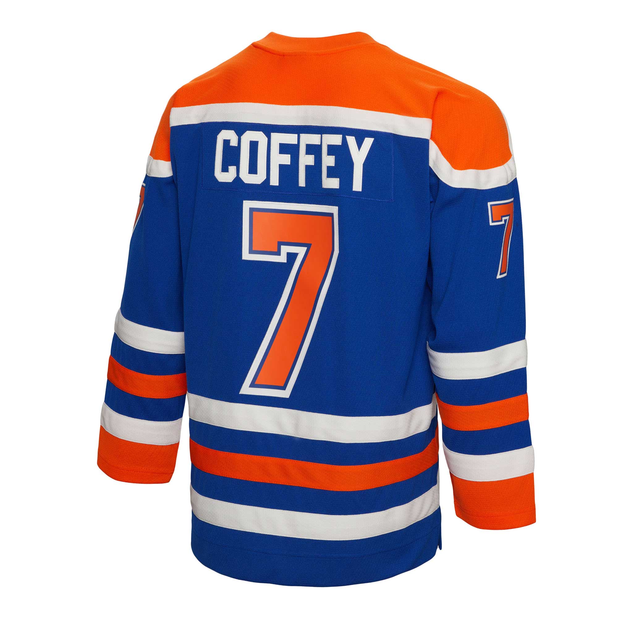Paul Coffey Edmonton Oilers Mitchell & Ness  1986/87 Blue Line   Jersey – Royal