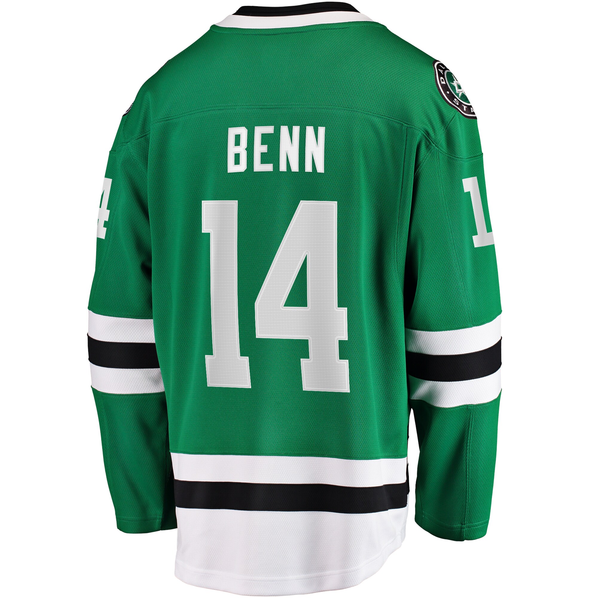 Jamie Benn Dallas Stars Fanatics Captain Patch Home Breakaway Jersey – Kelly Green