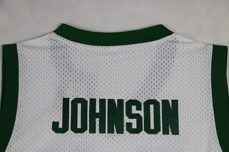 Michigan Spartans Magic Johnson 33# Premium Mesh White