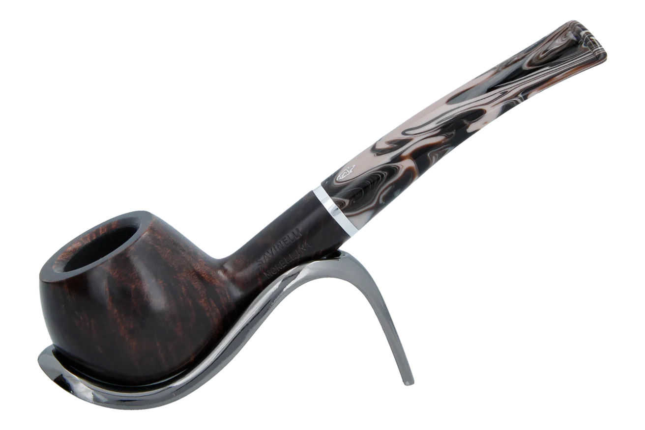 Savinelli Morellina Smooth Brown 315S - 6mm Briar Pipe