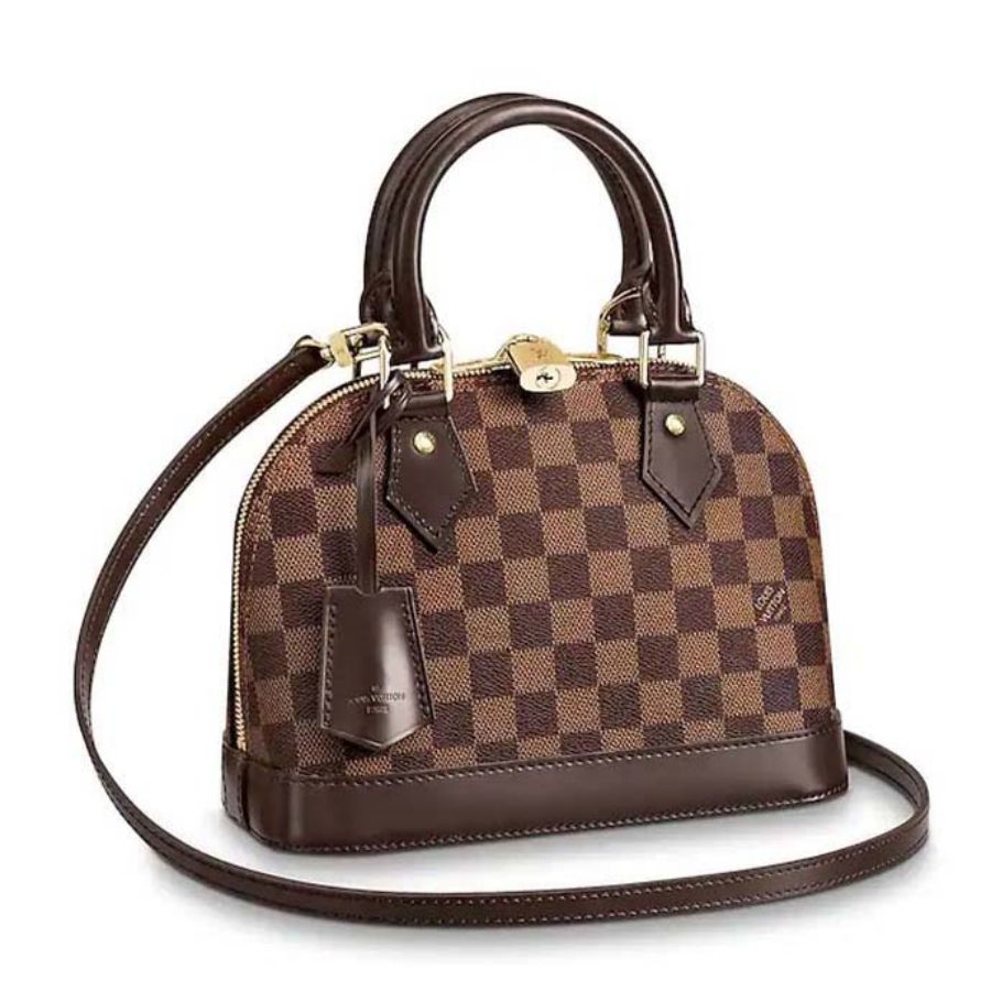 LV Alma BB PM Shoulder Bag Monogram Damier Ebene