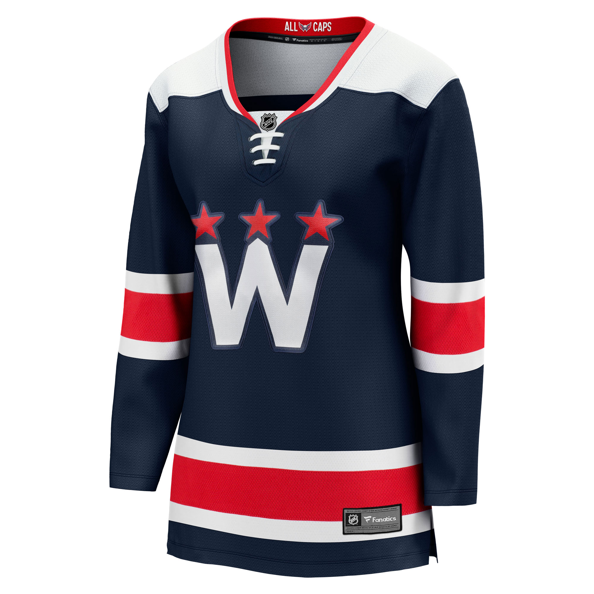 Washington Capitals Fanatics Women’s Alternate Premier Breakaway Jersey – Navy