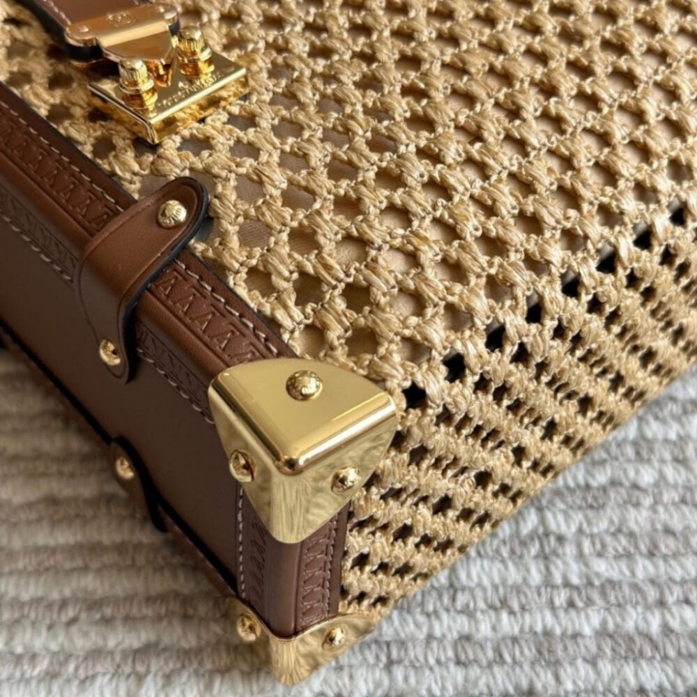 Louis Vuitton Side Trunk MM Natural Brown 23cm M14405