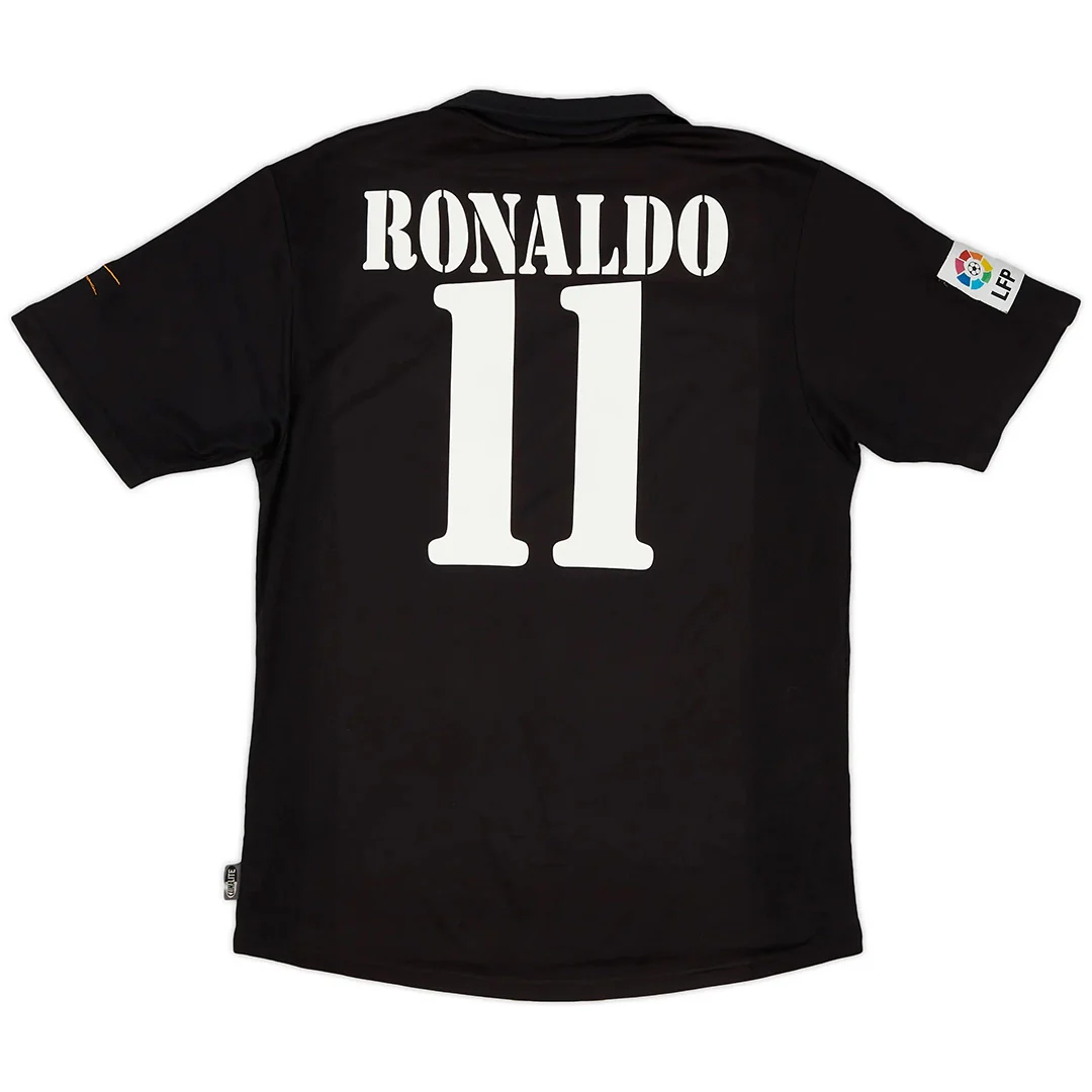Ronaldo #11 Retro 2002/03 Real Madrid Away Jersey