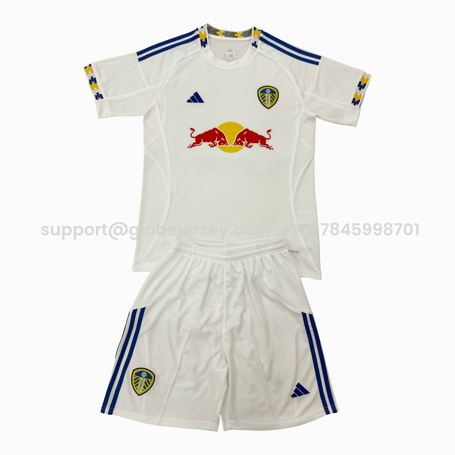 Leeds United 25-26 Home Men's Adult Jersey Set - Fans Version