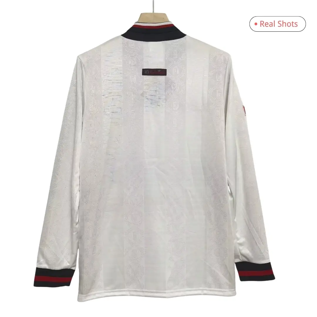 Manchester United 1998/99 Away Long Sleeve Retro Soccer Jersey