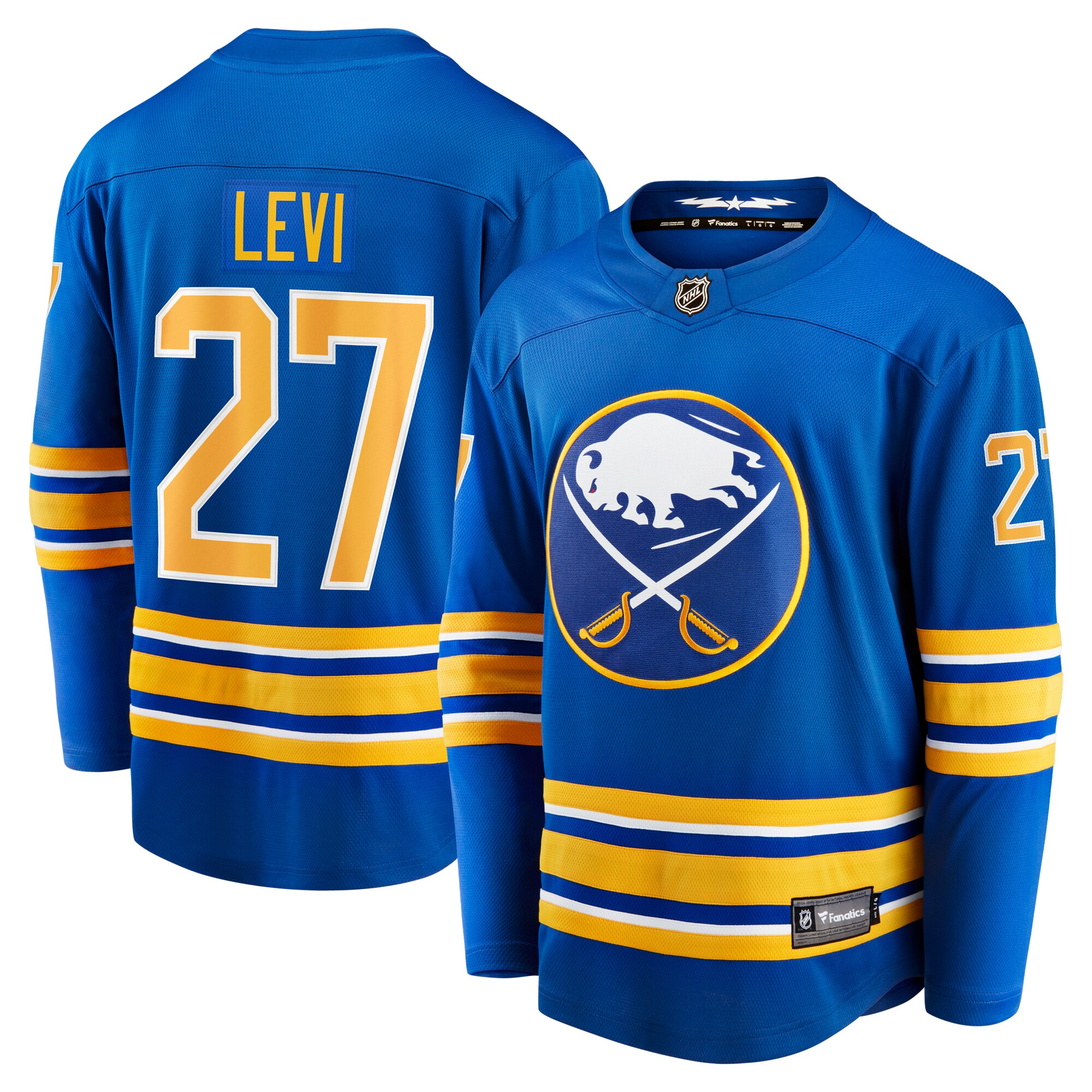 Devon Levi Buffalo Sabres Fanatics Home Breakaway Jersey – Royal