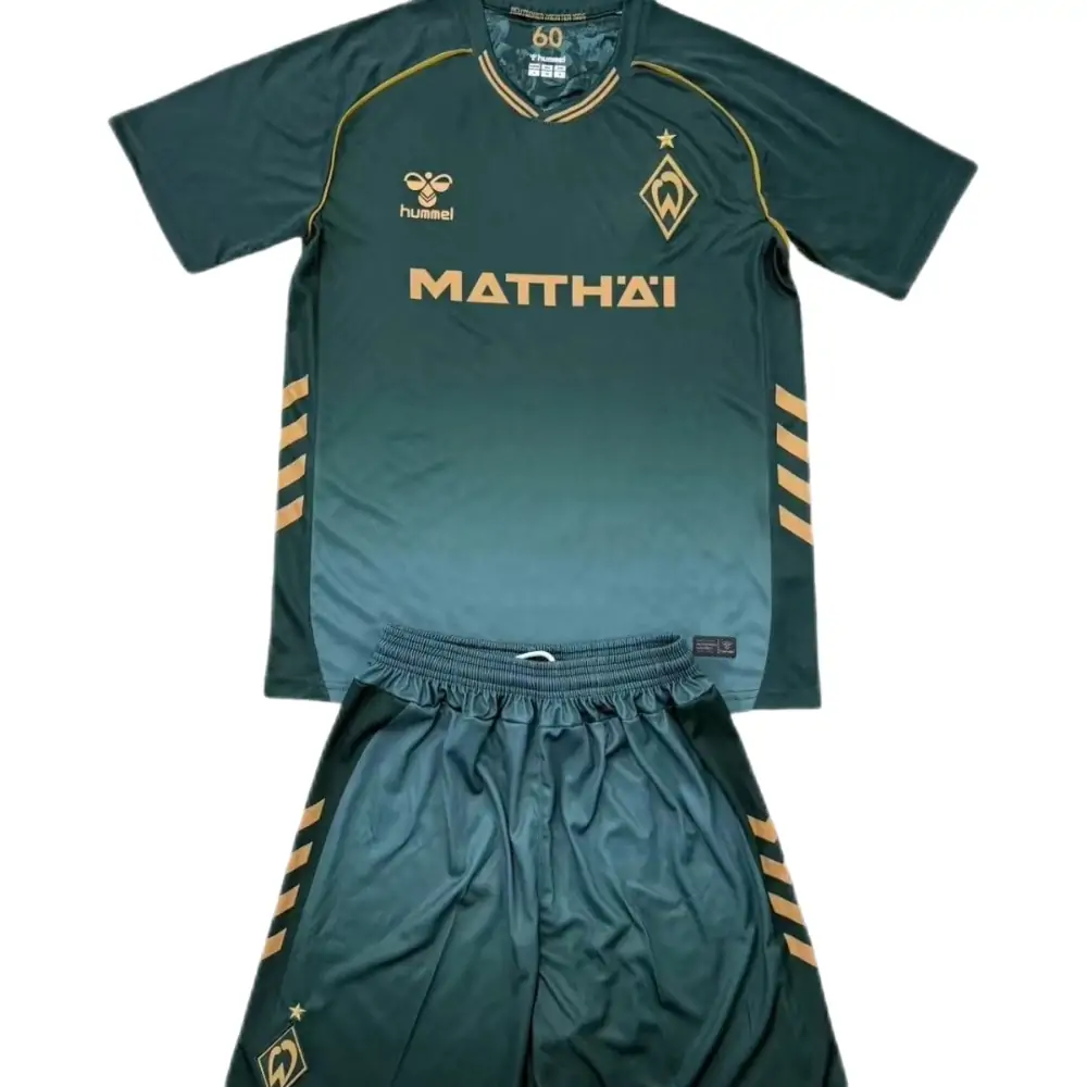 2025-26 Werder Bremen Second Away Kit - Short Sleeve Children's suit Fans Edition