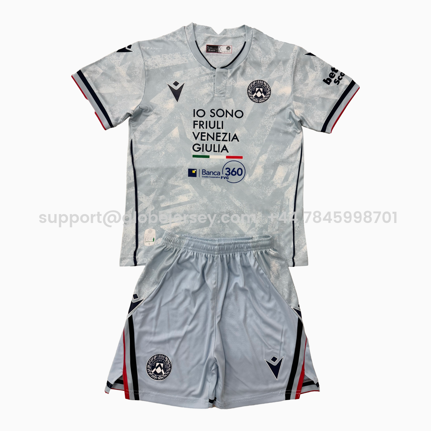 Udinese 25-26 Away Men's Adult Jersey Set - Fans Version