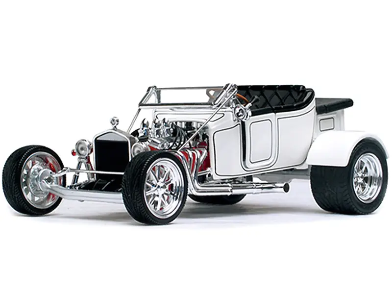 1923 Ford T-Bucket Roadster White 1/18 Diecast Model Car by Road Signature