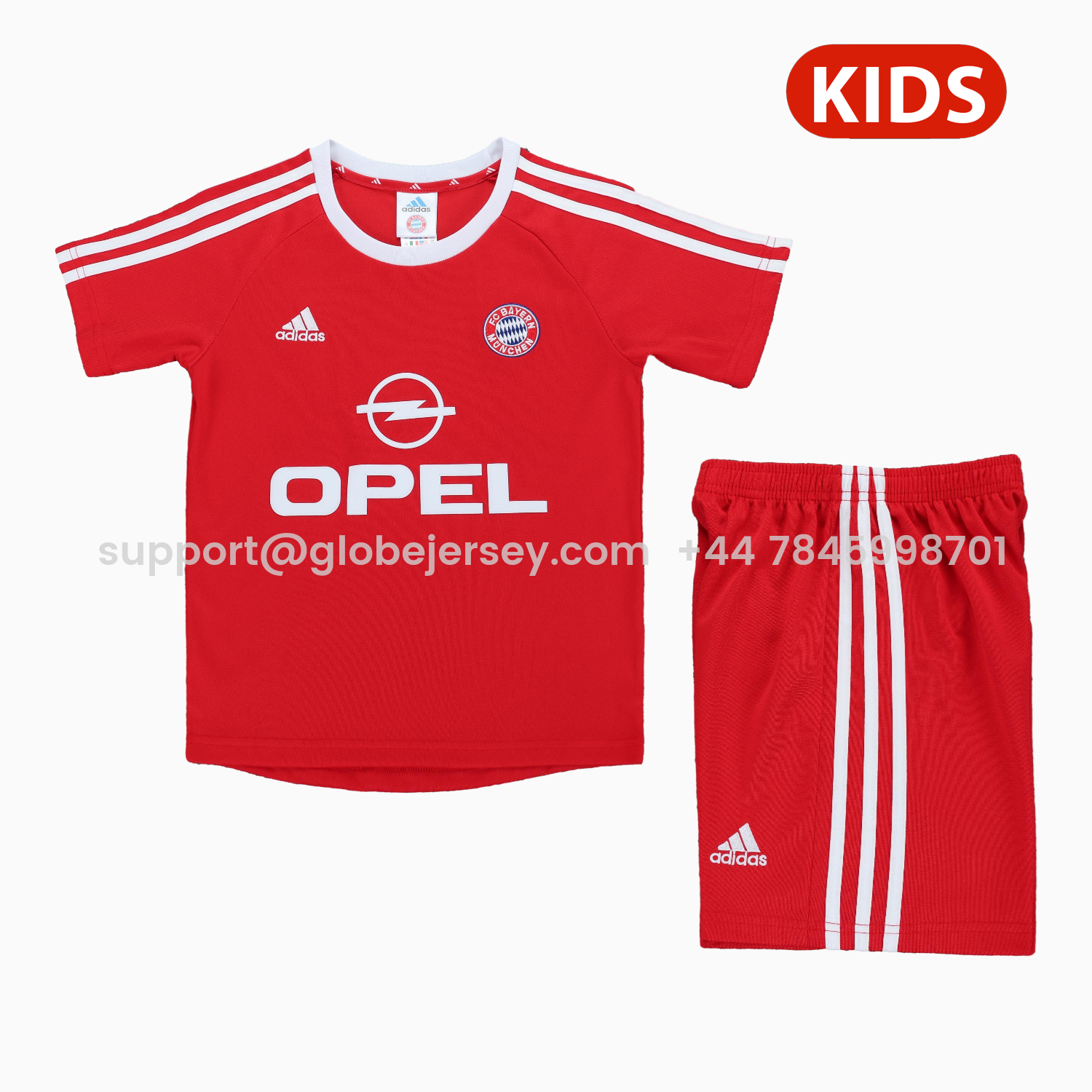 Retro Bayern Munich 2001-02 Home Kids Kit