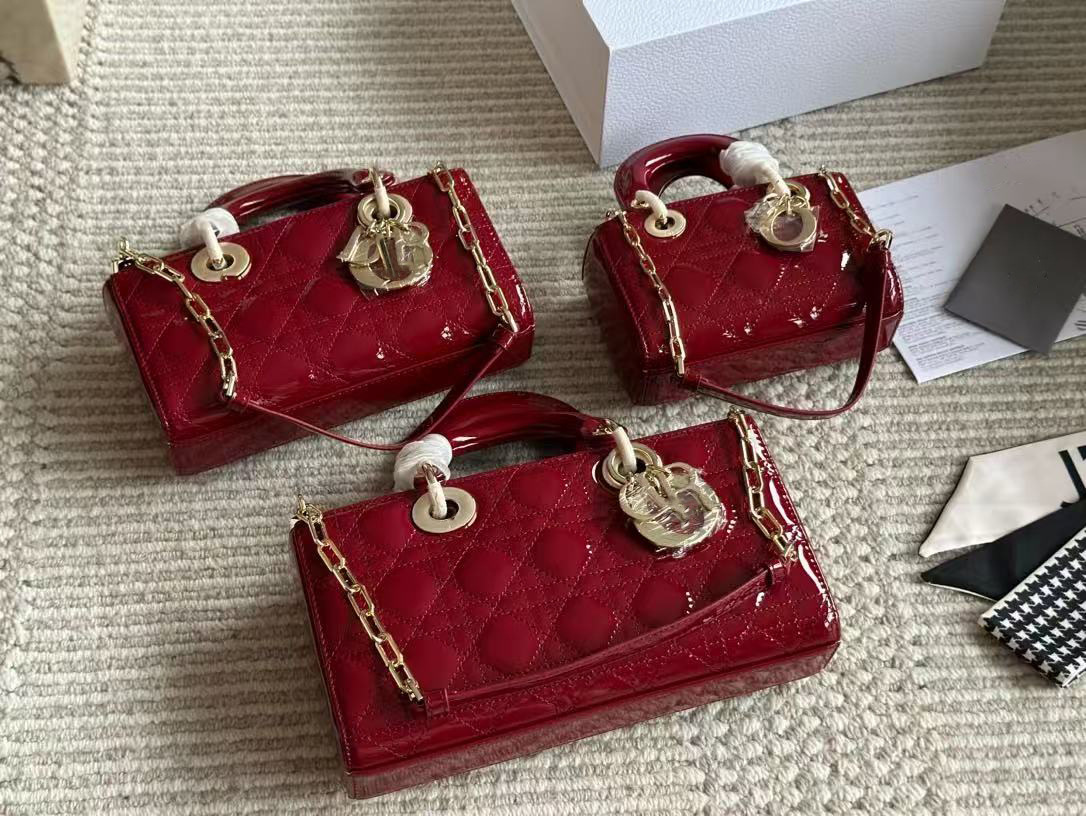 Dior Lady D-Joy Lacquer Bag