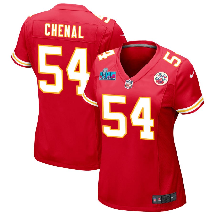 Leo Chenal Kansas City Chiefs Nike Women's Super Bowl LVII Game Jersey - Red