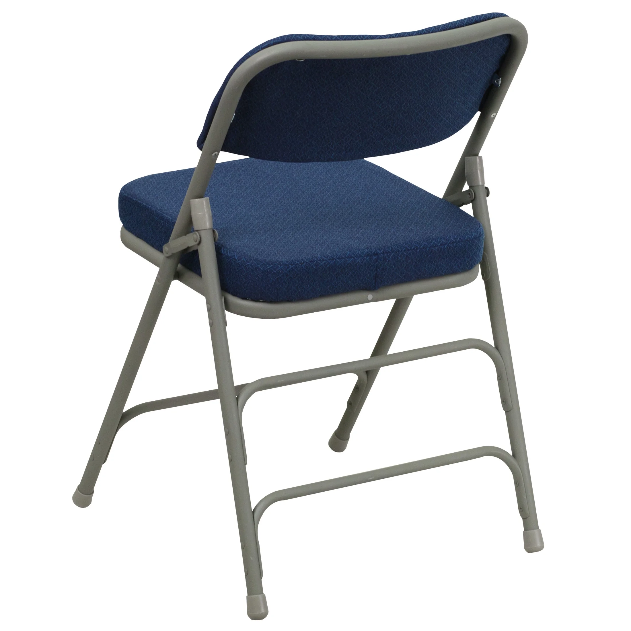 Flash Furniture Hercules Adult Triple Braced & Double Hinged Folding Chairs, Set of 2, Navy
