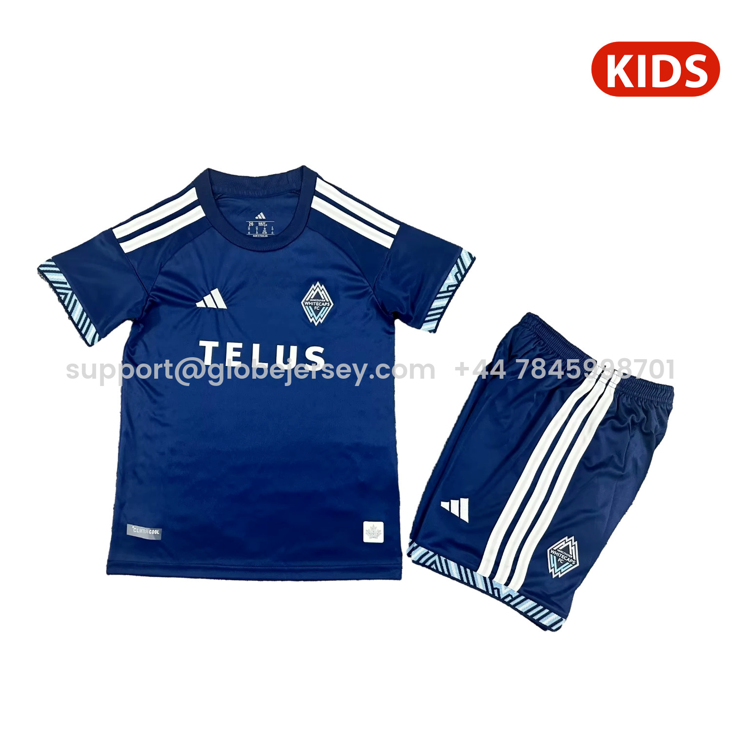Vancouver Whitecaps 26-27 Away Kids Kit
