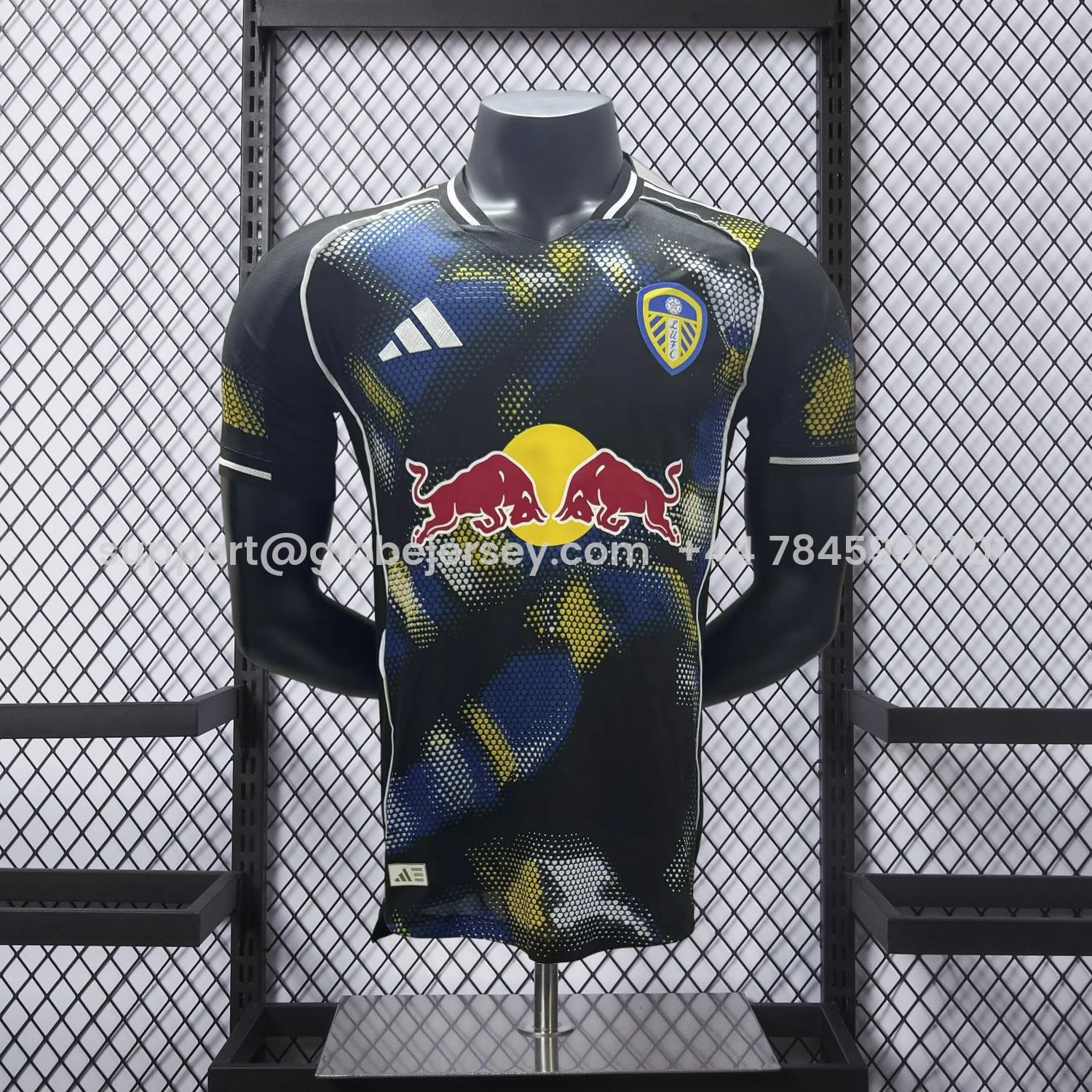 Leeds United 25-26 Third Black Jersey - Player Version