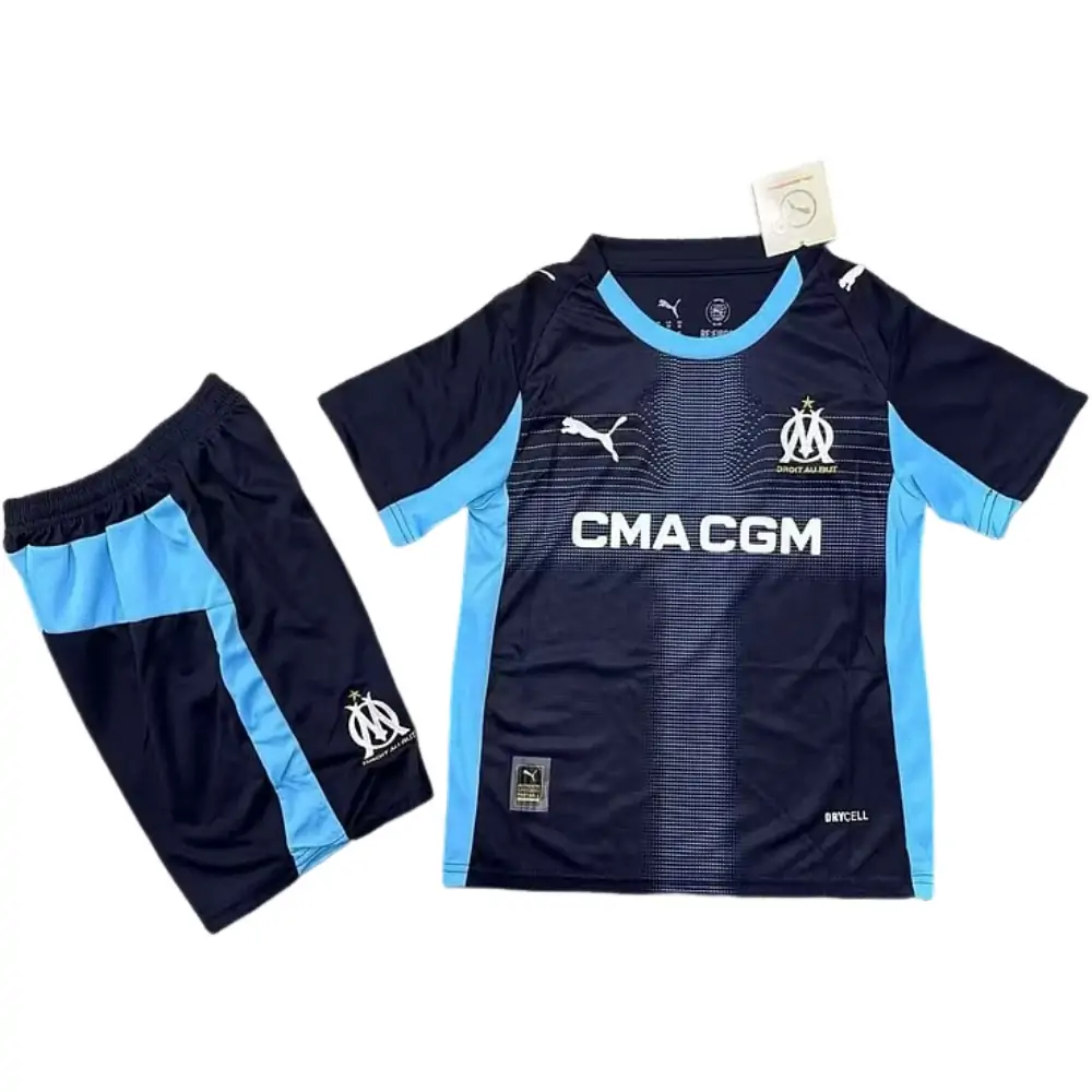 2025-26 Marseille Away Shirt  - children's edition
