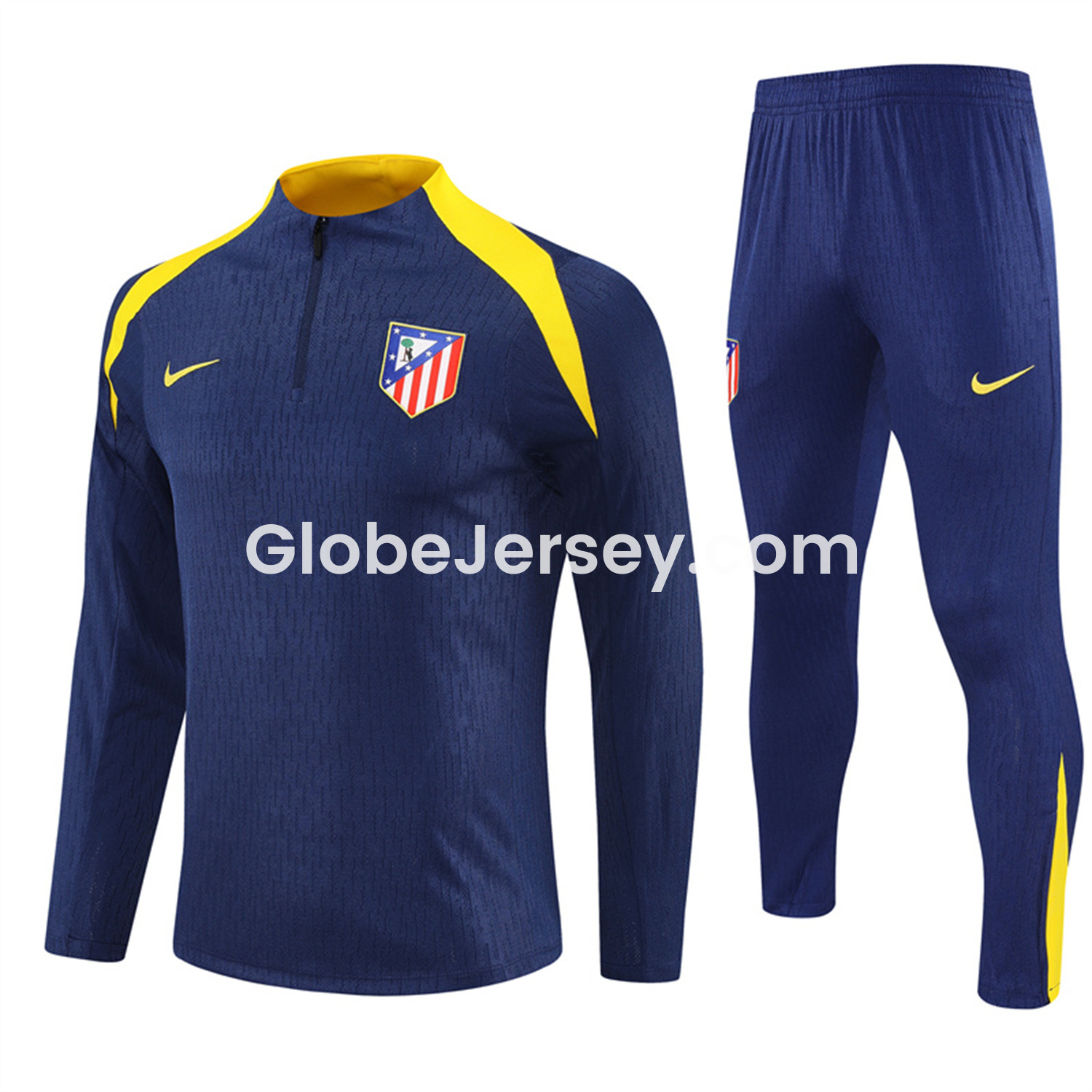Atletico Madrid 25-26 Long Sleeves Training Set - Royal Blue Top & Royal Blue Pants