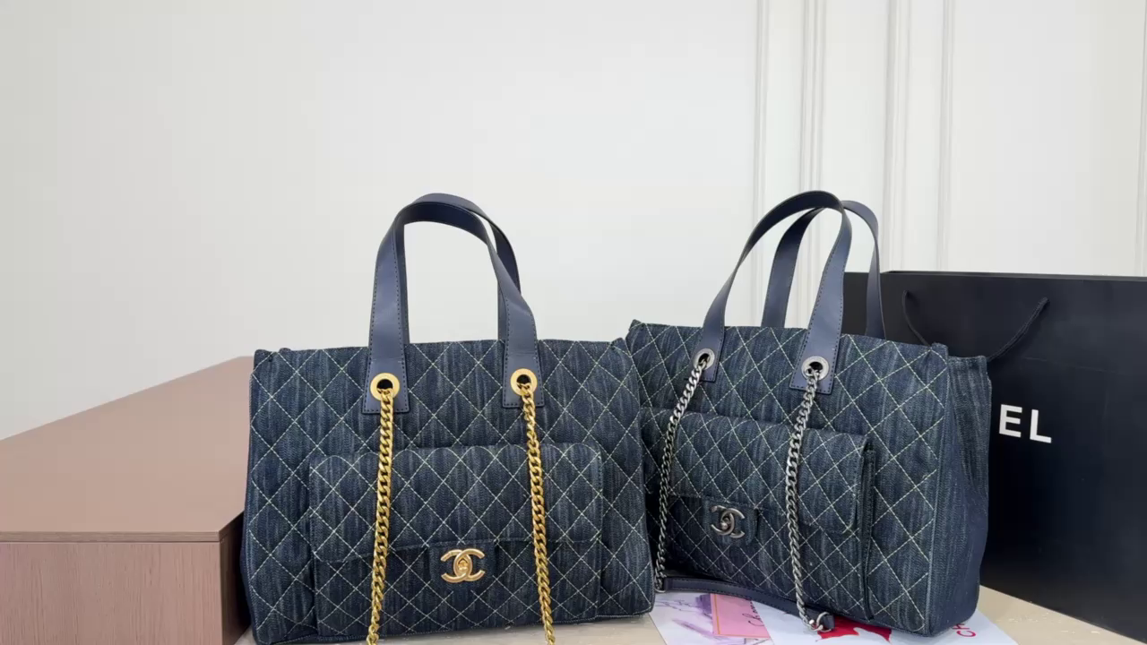 Chanel Denim Tote Bag