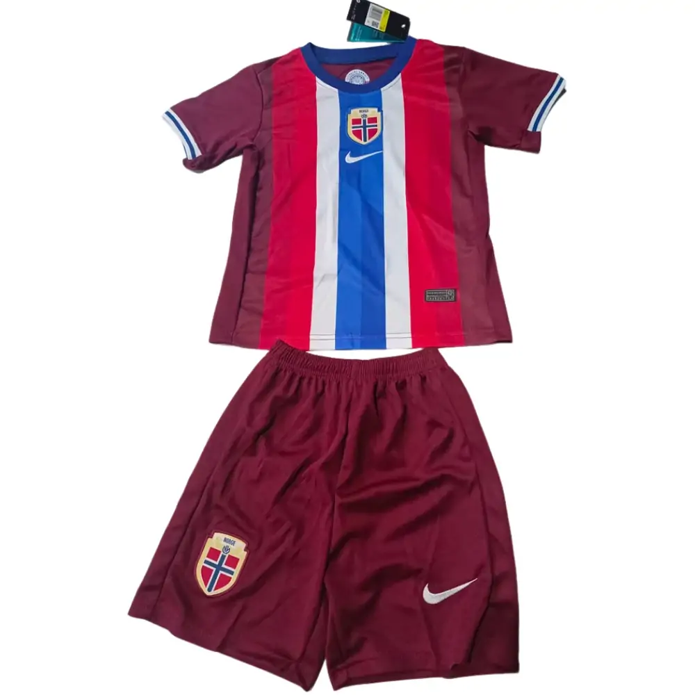 2024-25 Norway Home Children's Jersey Set - Fans Edition