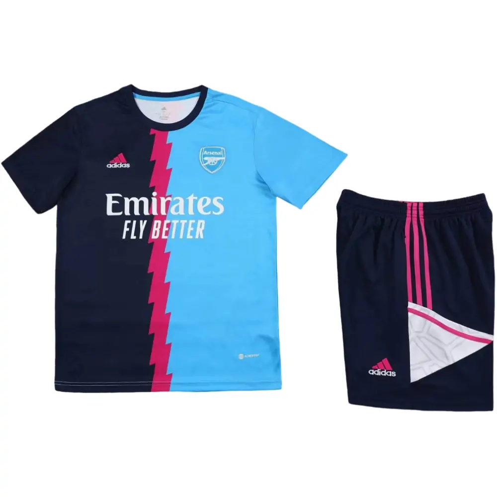 2022/2023 Arsenal Training Wear Blue Set Soccer Jersey - Adult Set