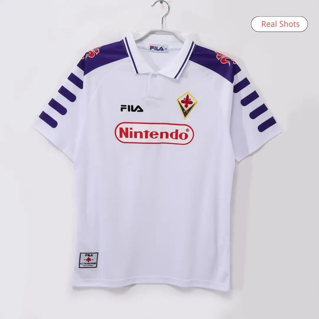 Fiorentina 1998/99 Away Retro Soccer Jersey