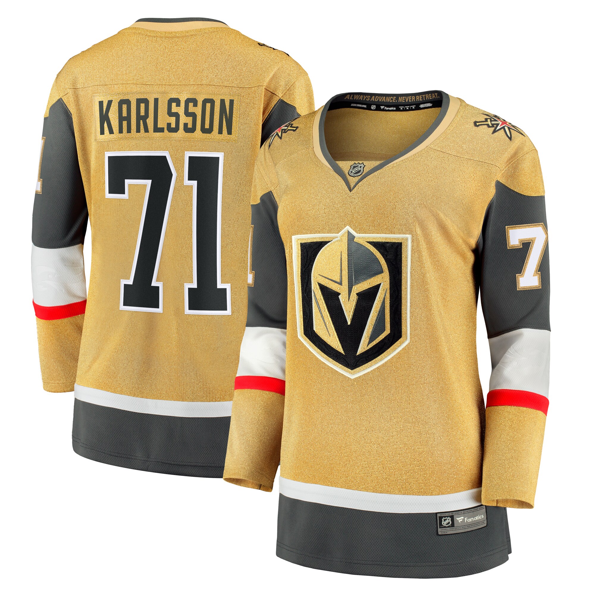 William Karlsson Vegas Golden Knights Fanatics Women’s Home Breakaway   Jersey – Gold