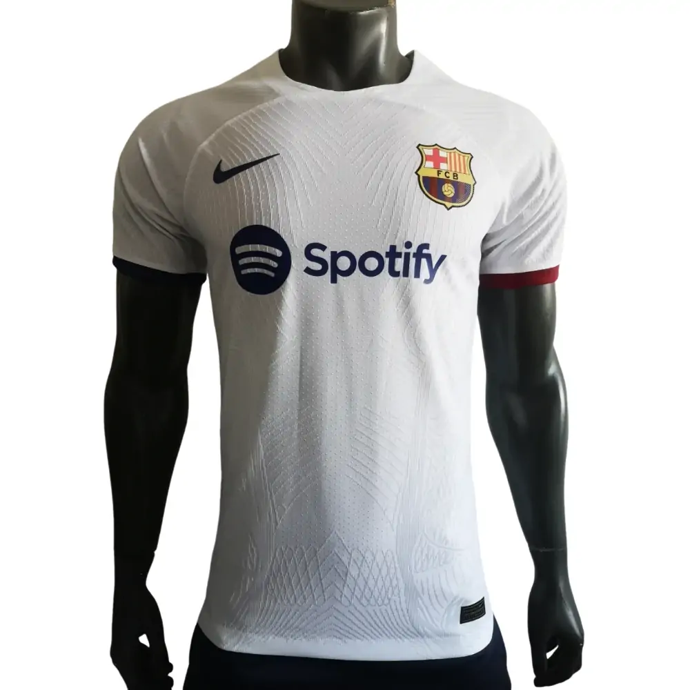 2023/24 Barcelona training white player jersey