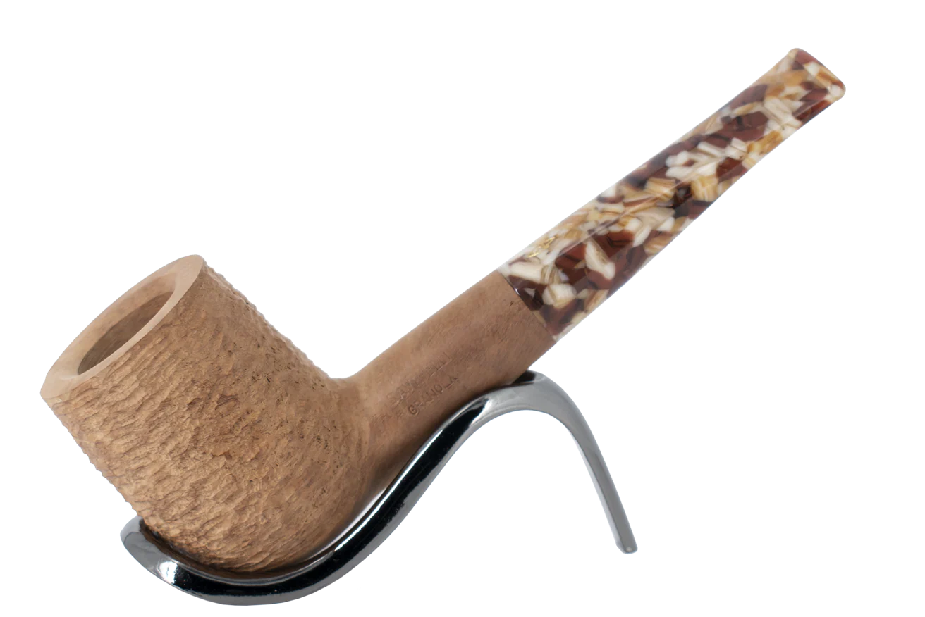 Savinelli Granola Rusticated 141 - 6mm Briar Pipe