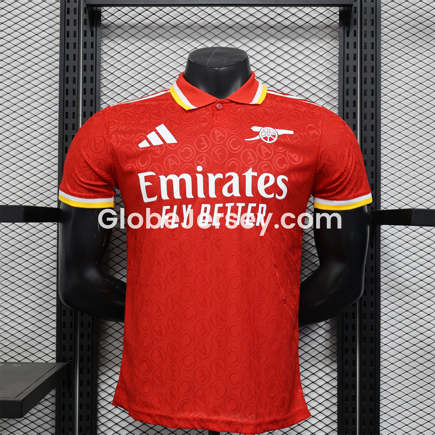 Arsenal 25-26 Red POLO White Sponsored Secial Edition Jersey - Player Version