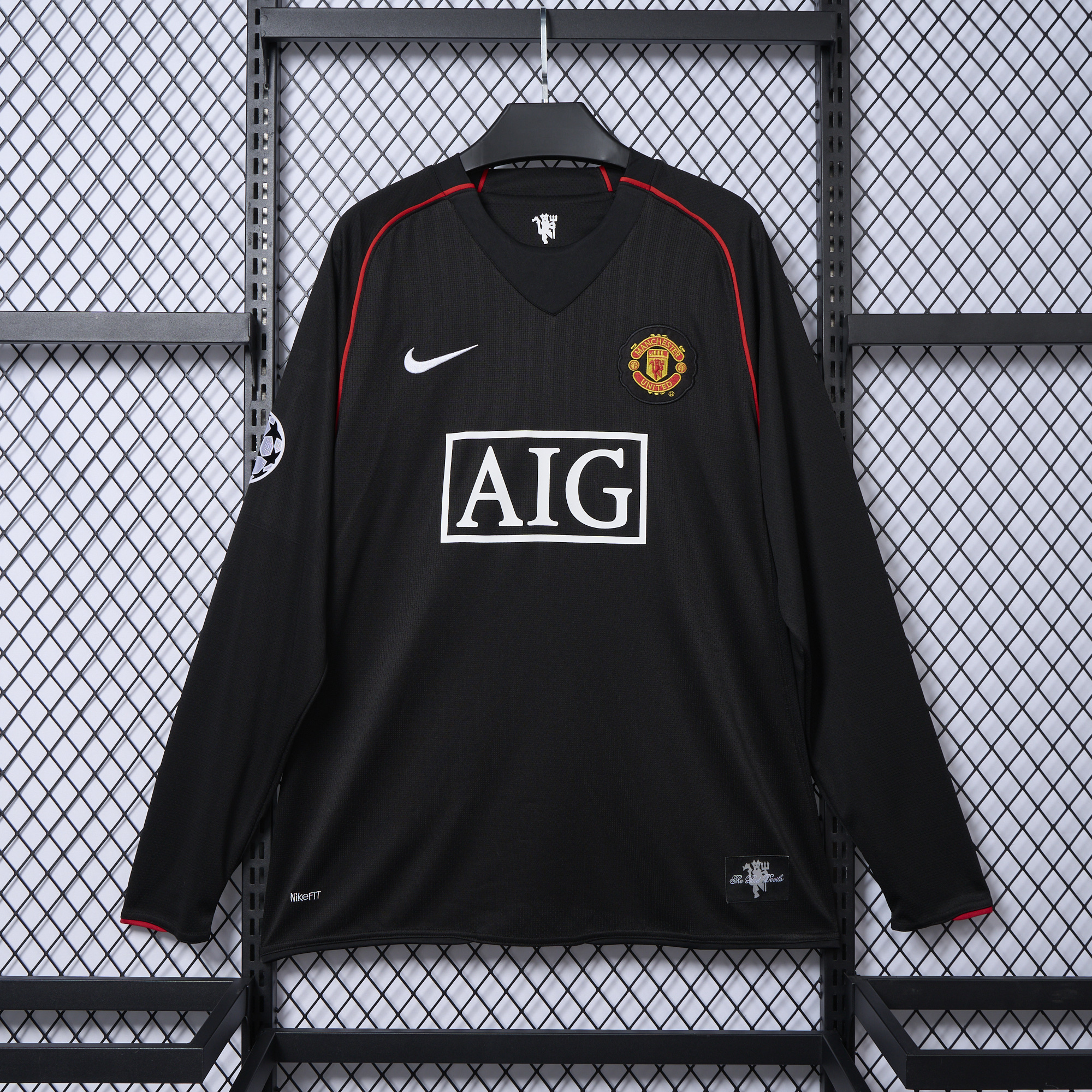 Retro Manchester United 07-08 Away Long Sleeve Jersey