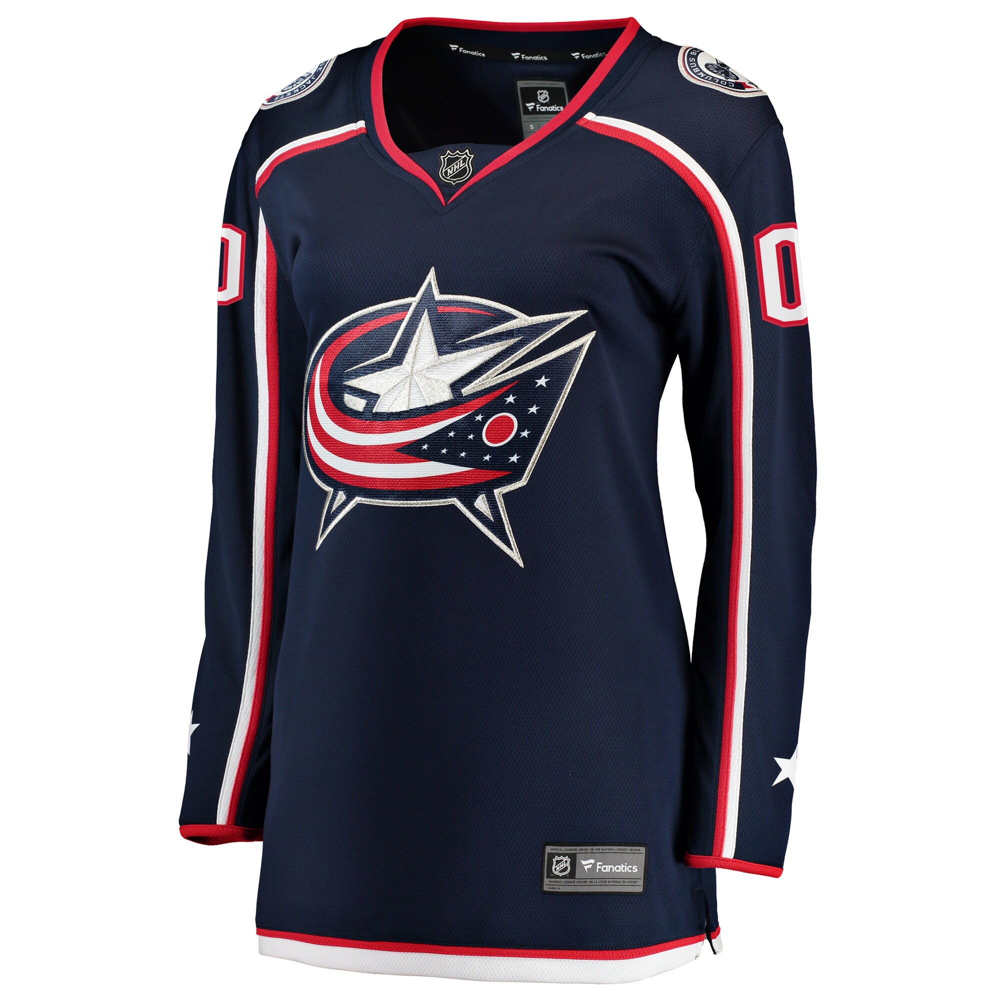 Columbus Blue Jackets Fanatics Women’s Home Breakaway Custom Jersey – Navy