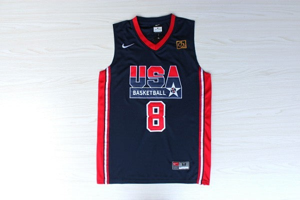 1:1 Double Layer Real Embroidery Player Version Mengyi Replica #8 Pippen Blue Suit