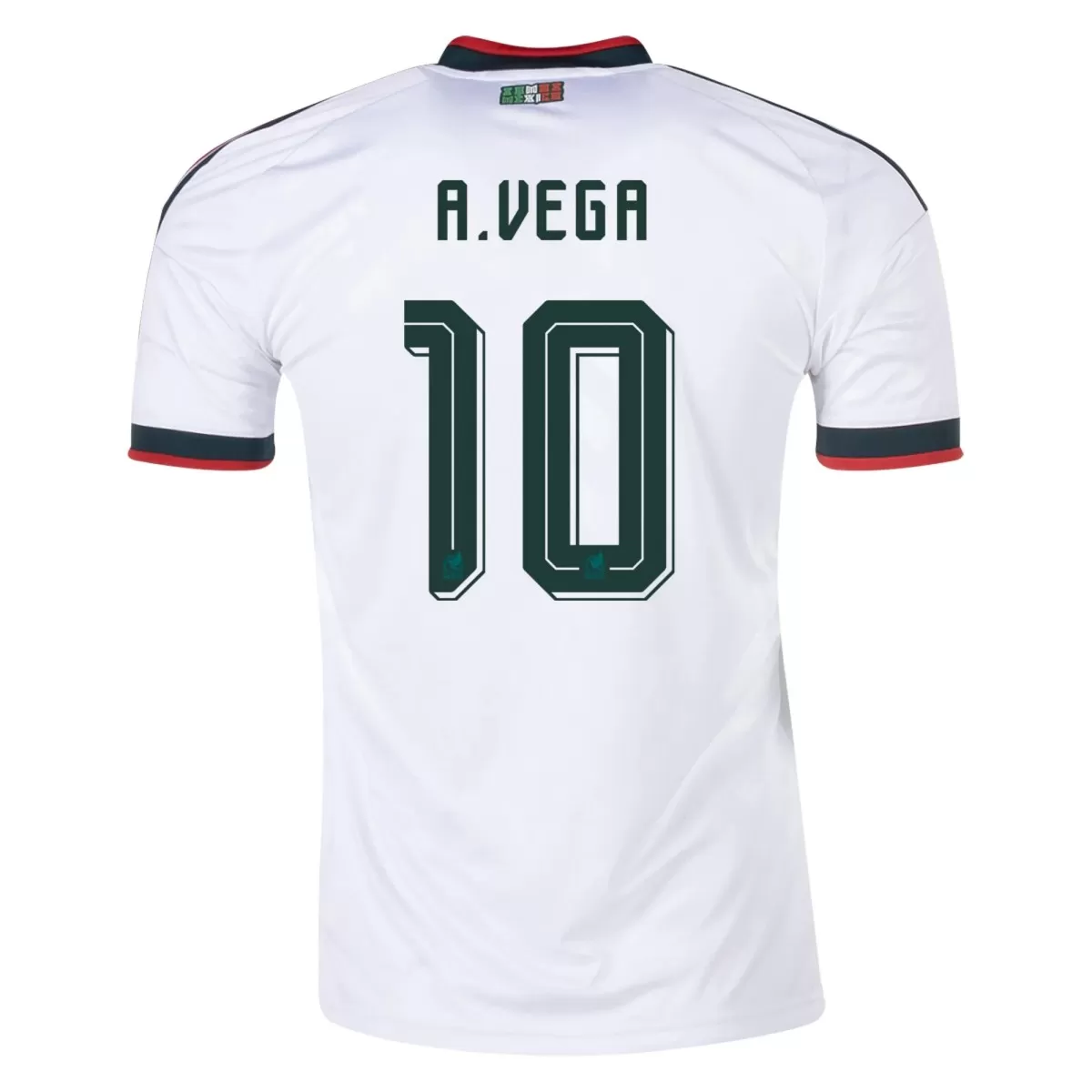 A.VEGA #10 Mexico Away Soccer Jersey 2026 World Cup