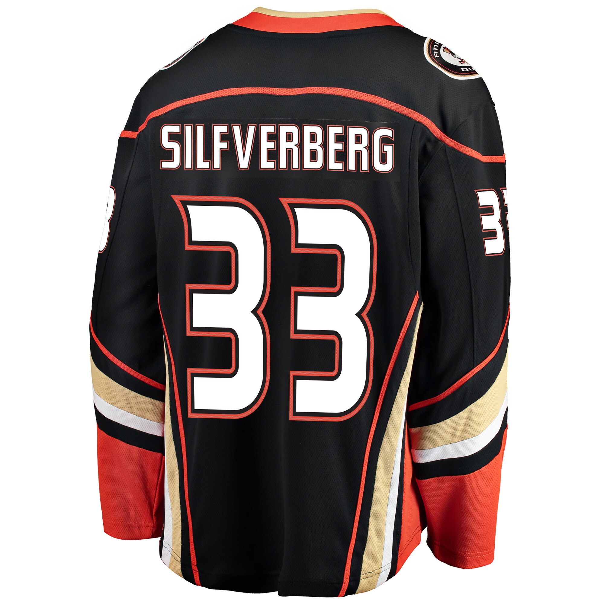Jakob Silfverberg Anaheim Ducks Fanatics Breakaway  Jersey – Black