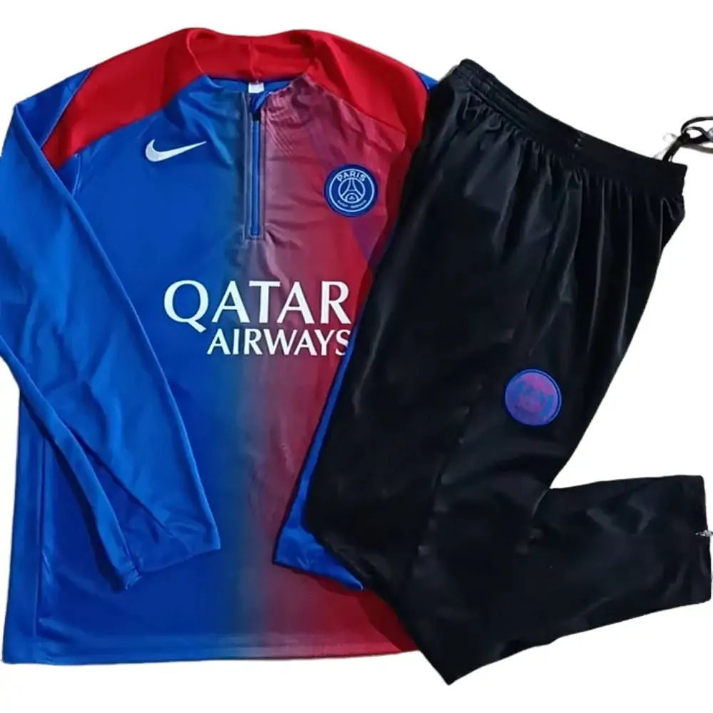 2025-26 Paris Half-Zip Training Jersey - Adult Set