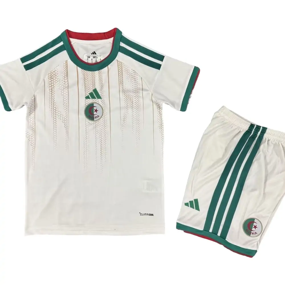 2026 World Cup Algeria Home Kit - Short Sleeve Children's suit Fans Edition