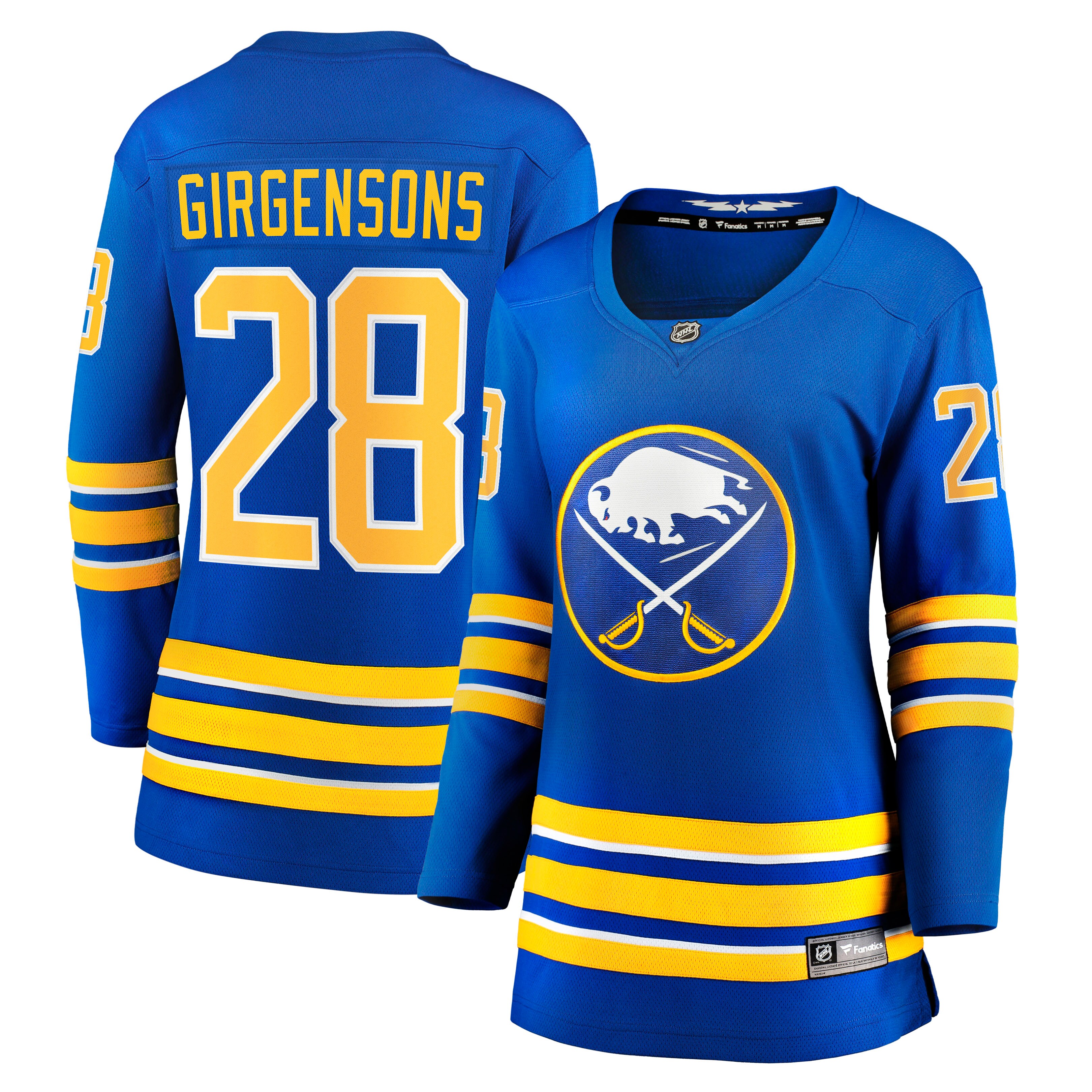 Zemgus Girgensons Buffalo Sabres Fanatics Women’s Home Breakaway  Jersey – Royal