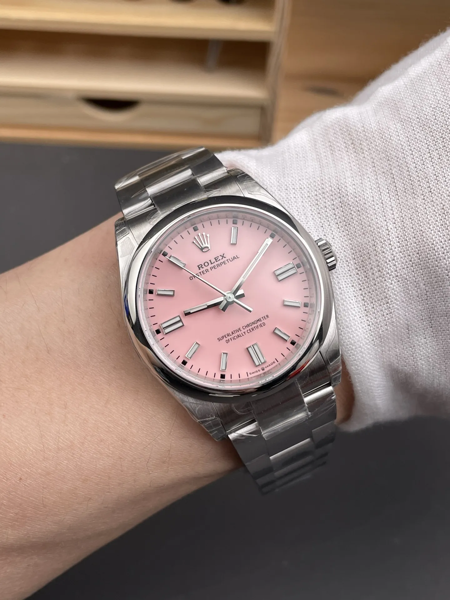 Rolex Oyster Perpetual Pink 36mm