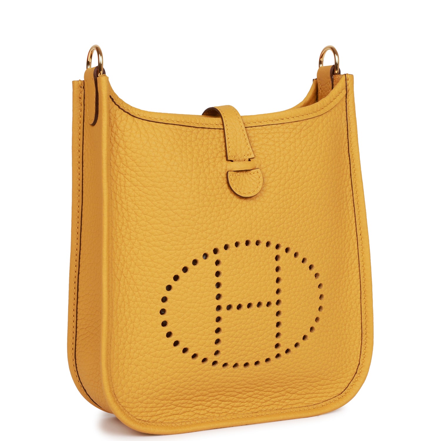 Evelyne TPM Jaune Ambre Clemence Gold Hardware