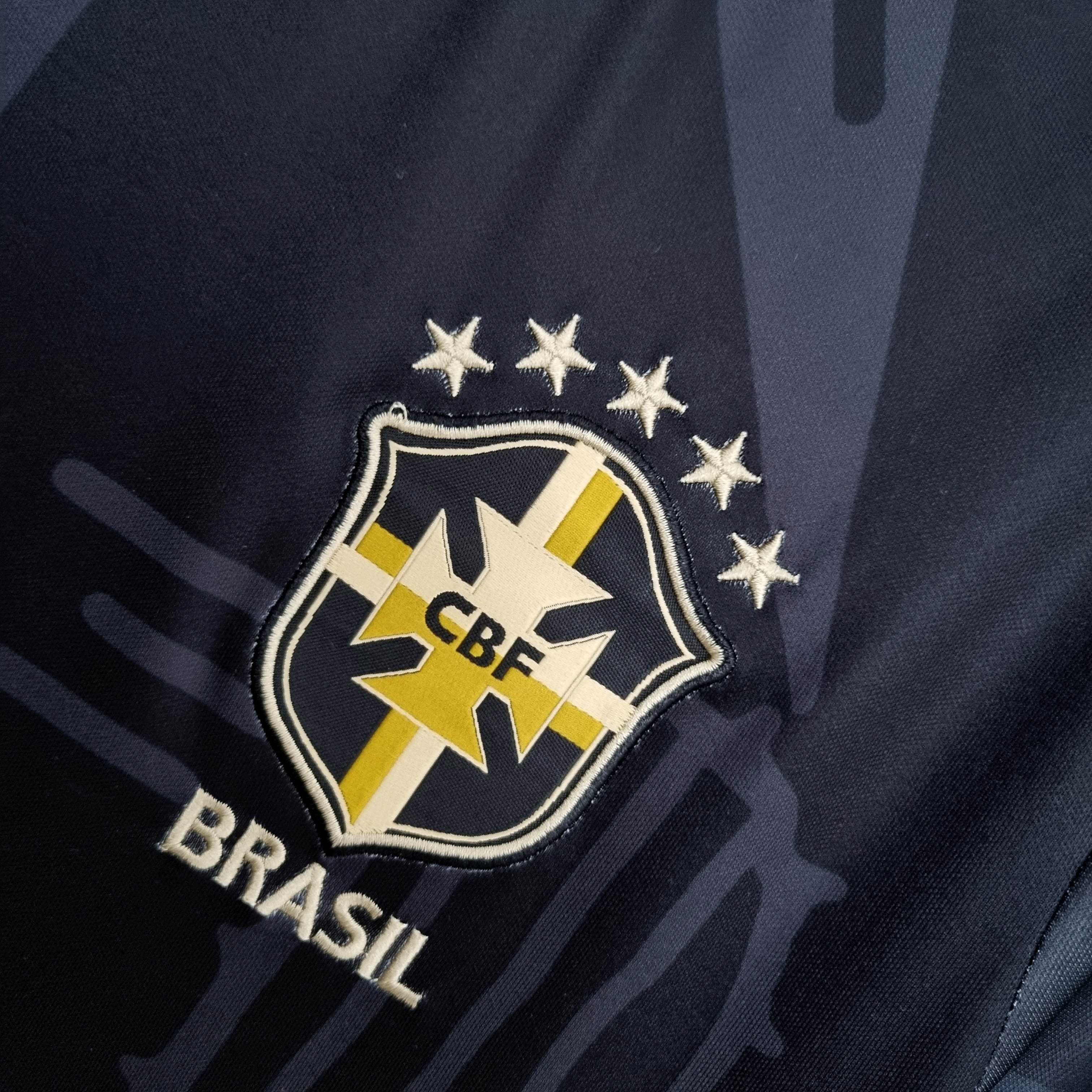 2022 Brazil Special Edition Black Soccer Jersey - Fans Edition