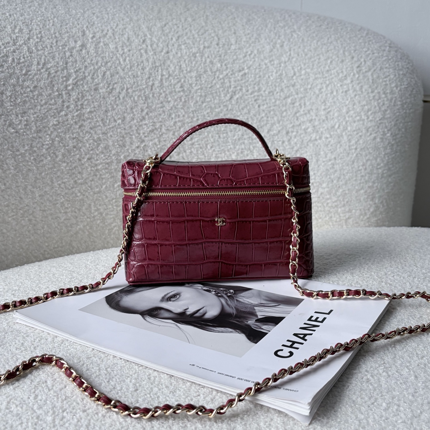 Chanel Vanity With Chain Bag