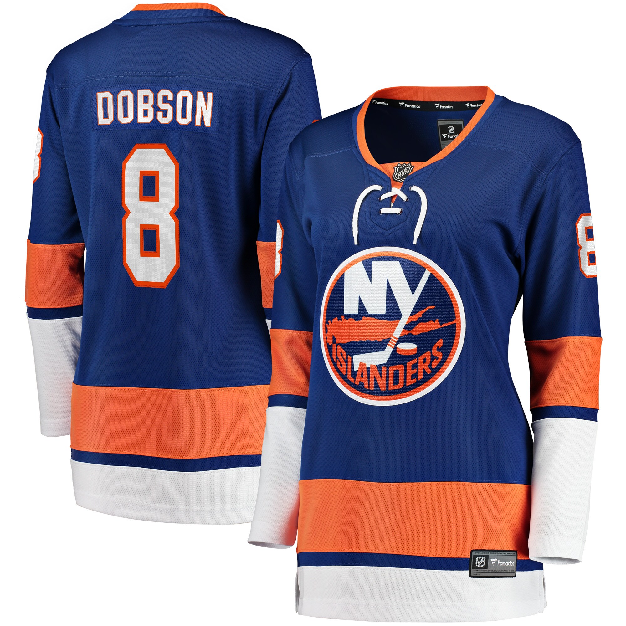 Noah Dobson New York Islanders Fanatics Women’s Home Breakaway   Jersey – Royal