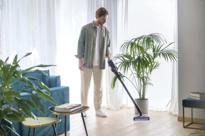 HOOVER - Scopa elettrica senza sacchetto HF410H 011-Magenta
