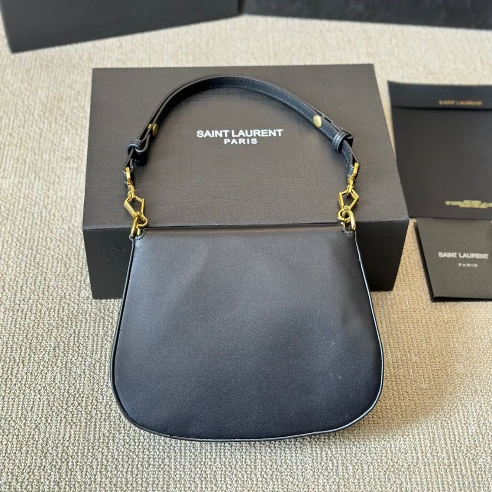Saint Laurent Voltaire Top Handle In Box Black 7.9 Inches 8008460SX0W1000