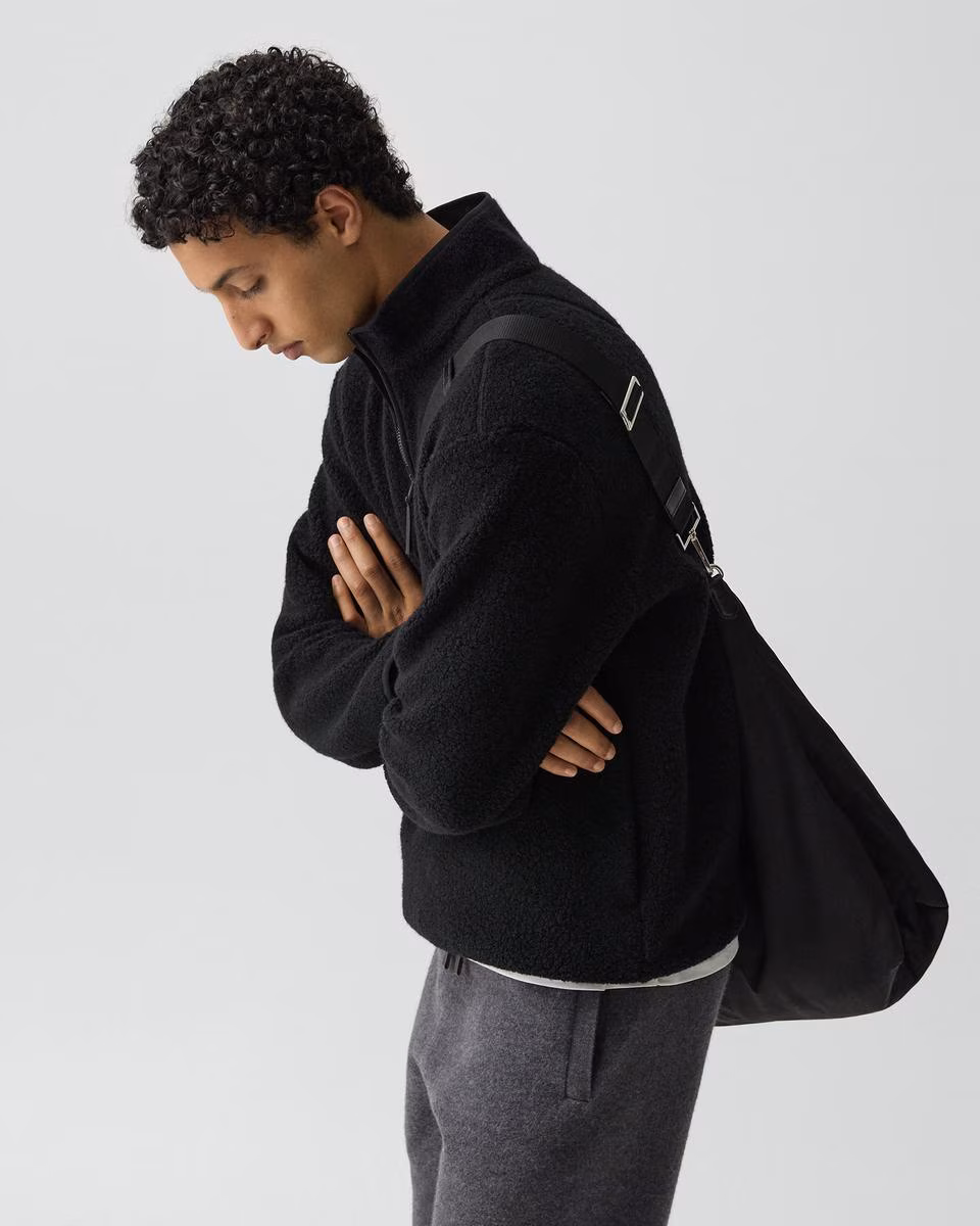 Quarter-Zip Sweatshirt in Dynamic Wool